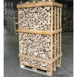 Ash firewood in 2 m3 crate