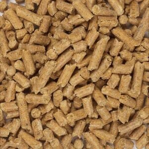 Hay pellets for litter